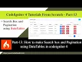 CodeIgniter4 - Part-13 How to make Search box and Pagination using DataTables in codeigniter 4