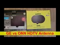 TV Antenna test GE Ultra Pro 48862-T1 vs ONN 100012662 Walmart Gesobyte