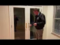 How to lock an Andersen door