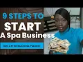 9 Steps to start a spa business Free business planner included