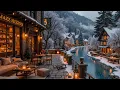 Lagu Smooth Jazz Music at Cozy Winter Coffee Shop Ambience to Study ☃️ Relaxing Jazz Instrumental Music