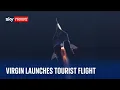 Virgin Galactic: First space tourists experience weightlessness