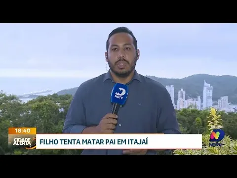 Homem é detido por tentativa de homicídio contra o próprio pai em Itajaí