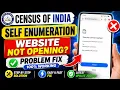 Self Enumeration Census 2027 Captcha Loading Problem Census Captcha Loading Not Showing Problem