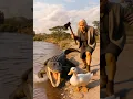 Grandma vs CROCODILE With An Axe!! 🐊🪓😱