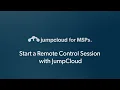 JumpCloud Remote Assist Start a Remote Control Session With JumpCloud JumpCloud for MSPs