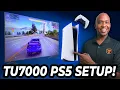 How To Setup A PS5 On A Samsung TU7000 Television