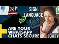 WhatsApp Privacy Policy New Changes in WhatsApp Privacy Policy Explained In SIGN LANGUAGE
