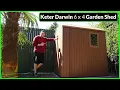 Assembling a Keter Darwin 6x4 Composite Garden Shed