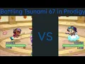 Battling tsunami67 in Prodigy