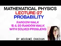 Random Walk One two dimensional random walk Probability Mathematical Physics
