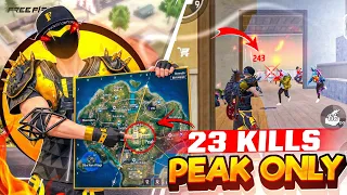 "PEAK ONLY" CHALLANGE 23 KILLS SOLO VS SQUAD FULL GAMEPLAY || NAYEEM ALAM || GAMINGWITHNAYEEM