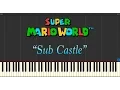Download Lagu Super Mario World - Sub Castle (Piano Tutorial Synthesia)
