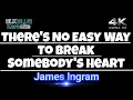Download Lagu There's No Easy Way To Break Somebody's Heart - James Ingram (karaoke version) 