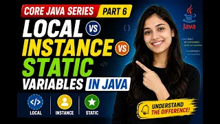 Local vs Instance vs Static Variables in Java Core Java Series Part 6