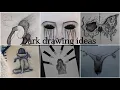 Psycho art ideas part 2 psycho drawing for beginners dark drawing ideas horror drawing