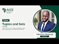 07 Python Tuples and Sets
