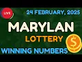 Maryland Midday Lottery Results For - 24 Feb 2025