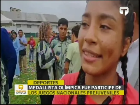 Medallista olímpica fue participe de los juegos nacionales prejuveniles