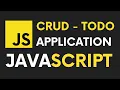 Building a CRUD Todo Application with JavaScript in under 15mins