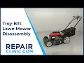 Troy-Bilt Lawn Mower Disassembly Model 12AVB2RQ766 - Lawn Mower Repair Help