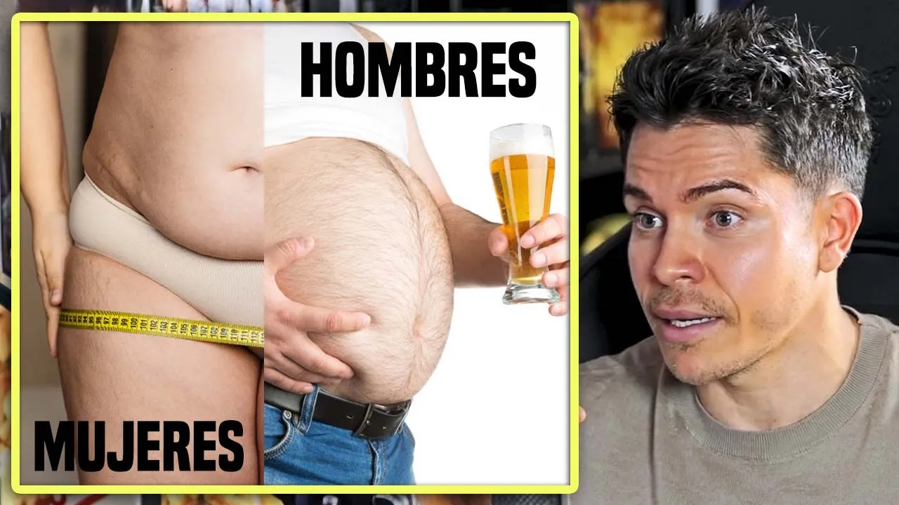 ¿Por qué los hombres tienen grasa en la barriga y las mujeres en caderas? - Nutricionista explica