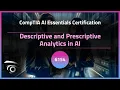 Descriptive and Prescriptive Analytics in AI Exclusive Lesson