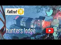 Fallout 76 hunter lodge with half glass walls