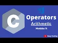 Modulus arithmetic operator Learn C programming Language maths arithmetic operator
