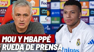 JOSÉ MOURINHO Y KYLIAN MBAPPÉ: rueda de prensa Real Madrid-Inter EN DIRECTO
