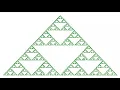 Sierpinski triangle with Python turtle