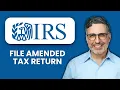 NEW How to File Amended Tax Return on IRS gov 2025 Step-by-Step Guide Using Form 1040-X