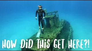 SHIPWRECK Freediving in the Virgin Islands!