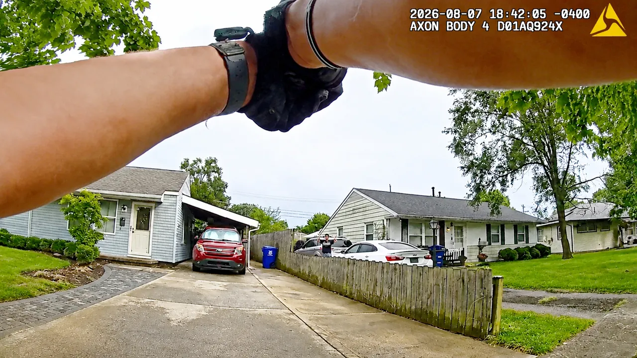 Armed Man Points Two Guns at Police Before Shootout Erupts