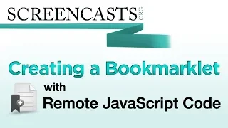 Creating a Bookmarklet with Remote JavaScript Code