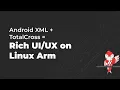 Building GUI in Android Studio and running on Raspberry Pi