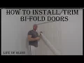 How To Install and Trim Bi-fold Doors On Concrete Floors