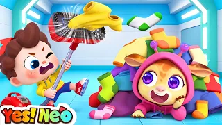 Kids Escape Room Adventure 2 | Clean-Up Challenge | Good Habits | Kids Songs | Yes! Neo