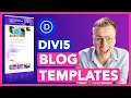 How To Create a Custom Blog Post Layout in Divi 5 Theme Builder Dynamic Content Tutorial