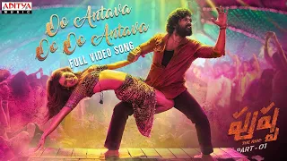 oo antava oo oo antava full video song pushpa songs allu arjun rashmika dsp sukumar samantha