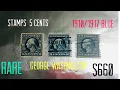 Stamps very Rare Washington 5 cents blue Josershina in world