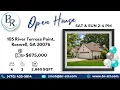 Open House Sat Sun 2-4 PM 105 River Terrace Pt