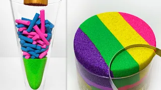 Very Satisfying and Relaxing Compilation 374 Kinetic Sand ASMR