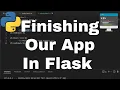 Finishing Our Character Counter App with Flask - Character Counter App in Flask
