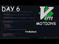 Day 7 of learning Vim Motions - VimBeGood