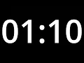 01 MINUTE 10 TIMER with alarm - 70 second COUNTDOWN Clock Alarm