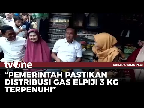 Bahlil Kunjungi Salah Satu Pangkalan Gas di Tangerang