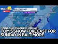 Dry Saturday then snow on Sunday