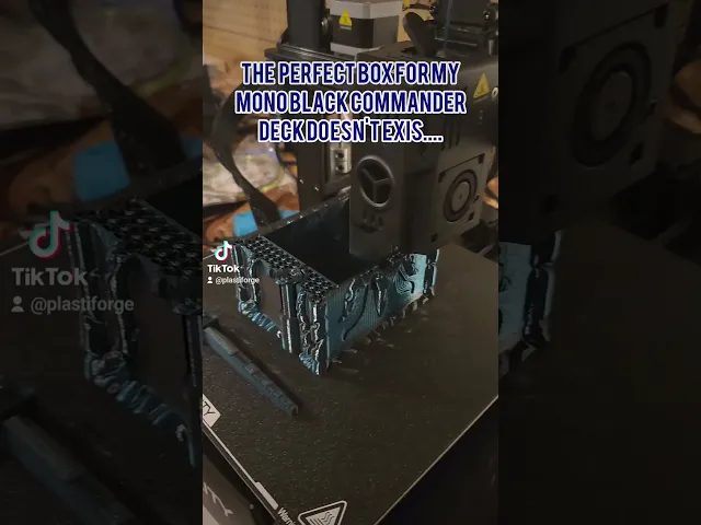 Print in Place skull TCG deck box video thumbnail