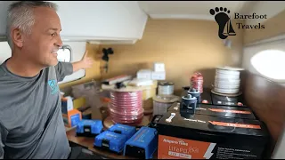 Electrical Refit 101 – LITHIUM Battery Install in our Tiny Home (S4 E35)